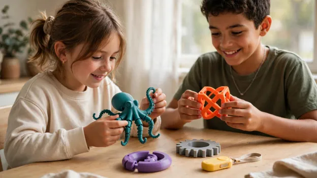 12 3D Printed Fidget Toys Kids Can Print and Customize