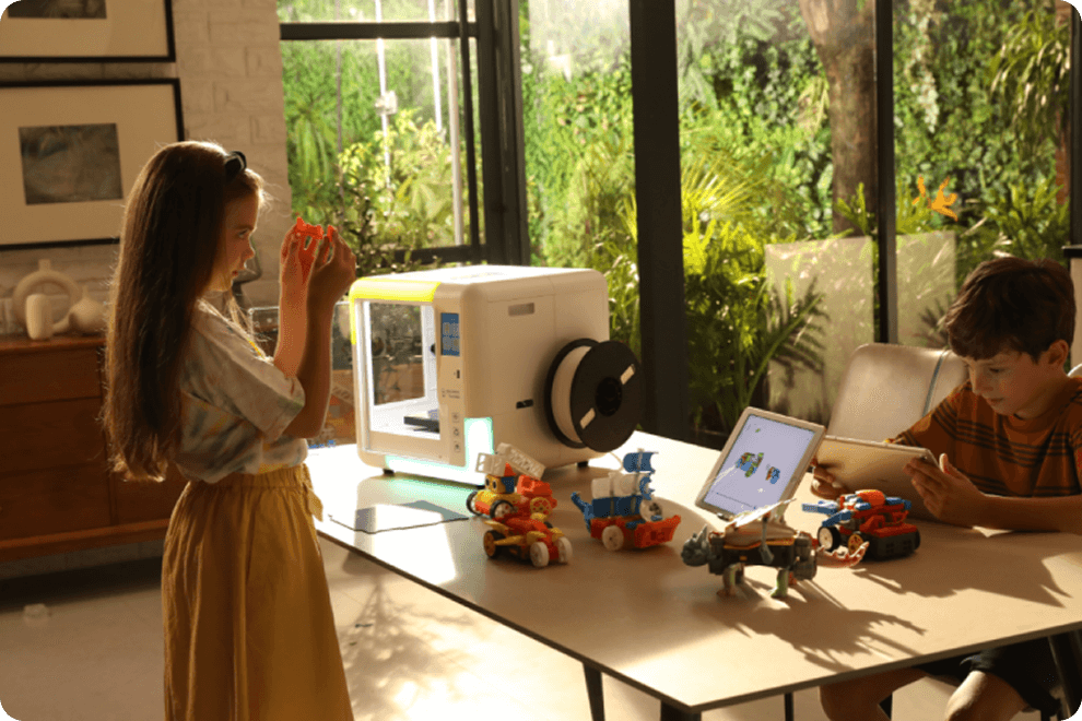 Gift Creation Studio: AOSEED X-MAKER JOY allows kids to design personalized gifts, turning birthdays into celebrations of handmade, one-of-a-kind creations.