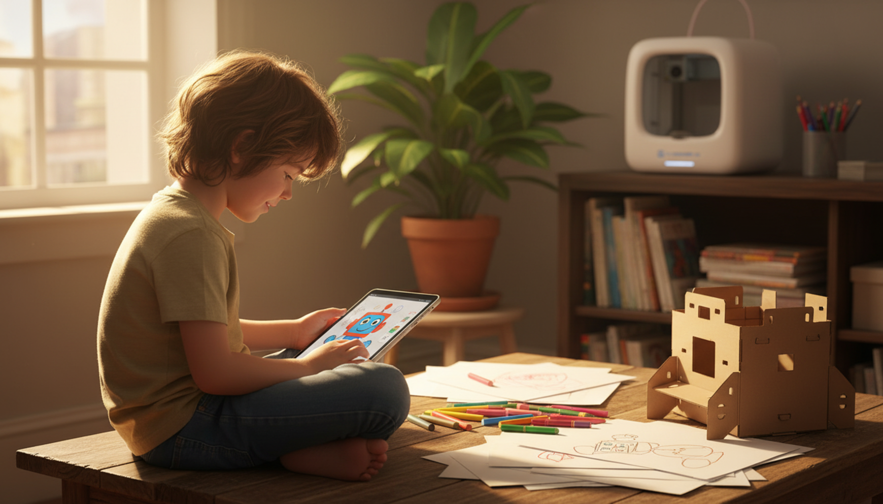 AI-Assisted Toy Design for Kids: Helping Children Start