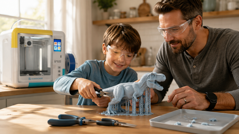 How to Remove 3D Print Supports Safely: A Parent-and-Kid Guide