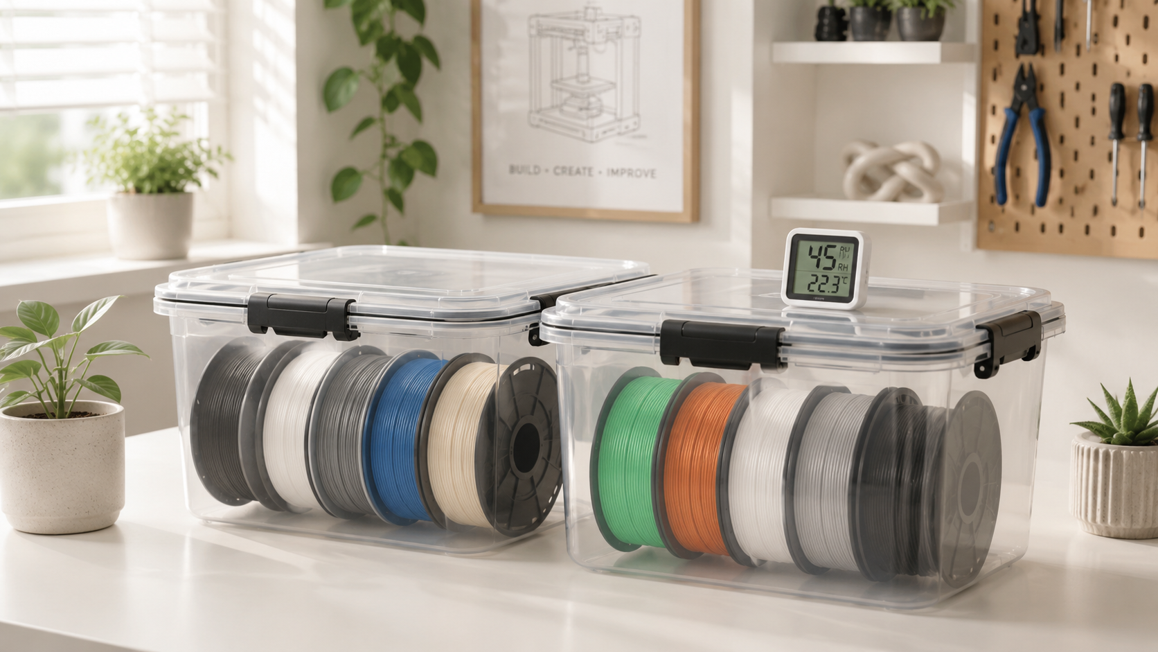 3D Printer Filament Storage: Keep Spools Dry and Dust-Free