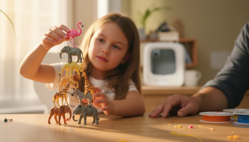 3D Printed Animal Games Adventure for Kids Who Love Stories