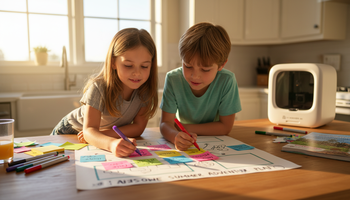 Visual Project Plan for Kids: Make Creative Time Predictable