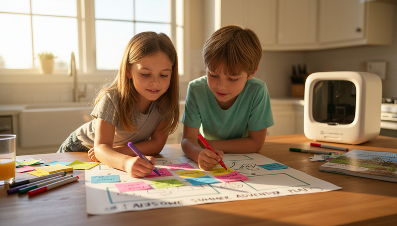 Visual Project Plan for Kids: Make Creative Time Predictable