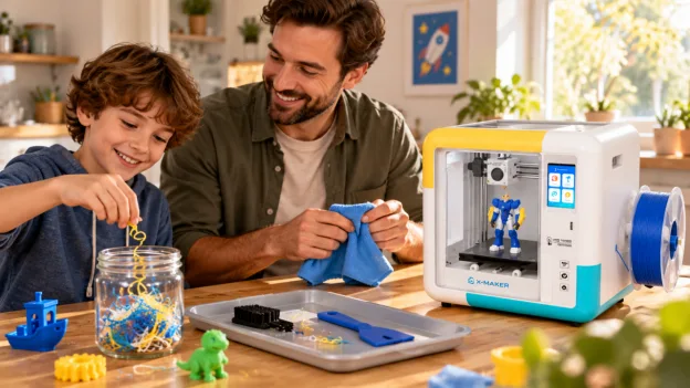 How to Clean a 3D Printer: A Routine for Families