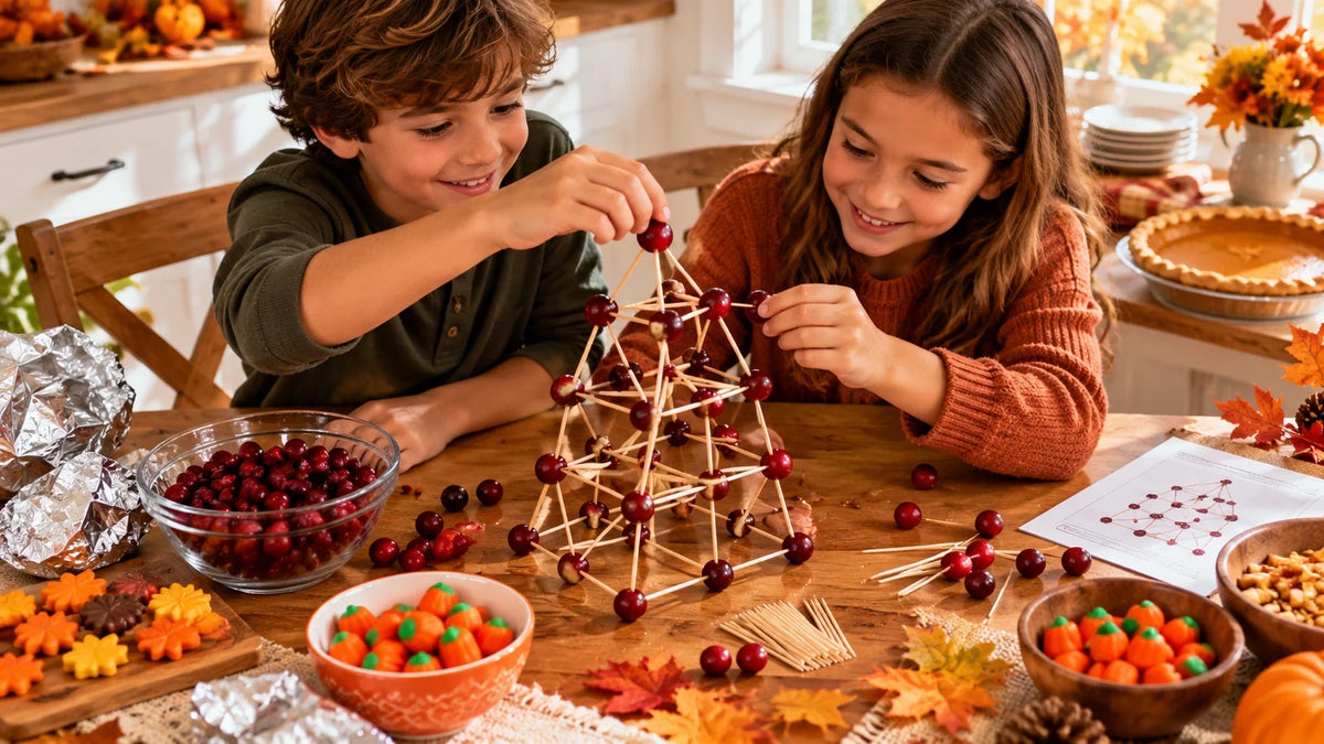Thanksgiving STEM Activities for Kids: Table Projects and Simple Engineering Challenges