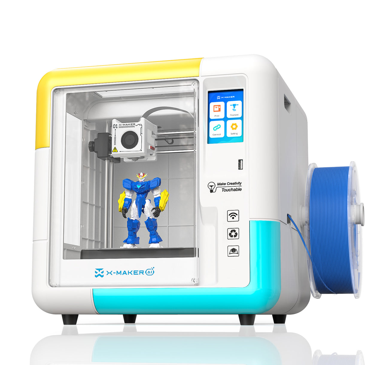 AOSEED's X-MAKER: Kid-Friendly AI-Powered 3D Printing Revolution